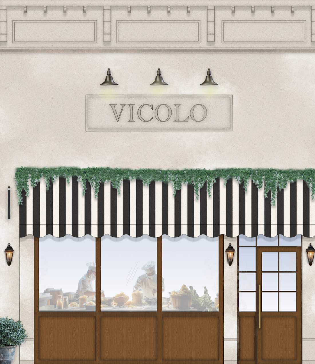 Vicolo Exterior rendering